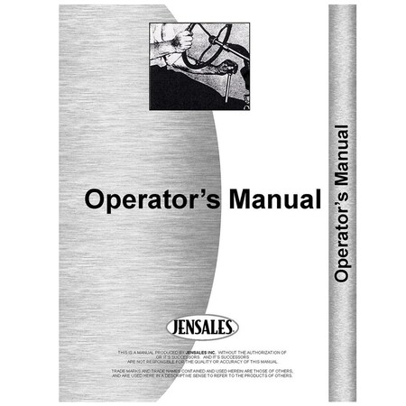 Fits FARMALL H86 Tractor Operators Manual
